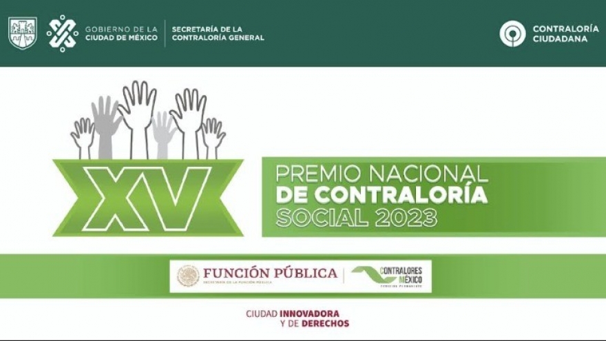 Convocatoria del XV Premio Nacional de Contraloría Social 2023